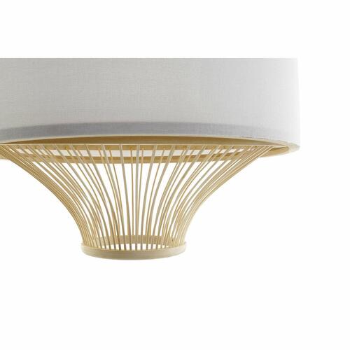 Loftslampe Hvid Polyester Bambus (40 x 40 x 52 cm)