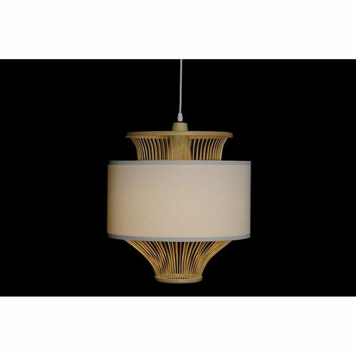 Loftslampe Hvid Polyester Bambus (40 x 40 x 52 cm)