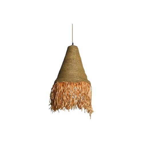 Loftslampe Natur Jern 50 W Jute (44 x 44 x 67 cm)