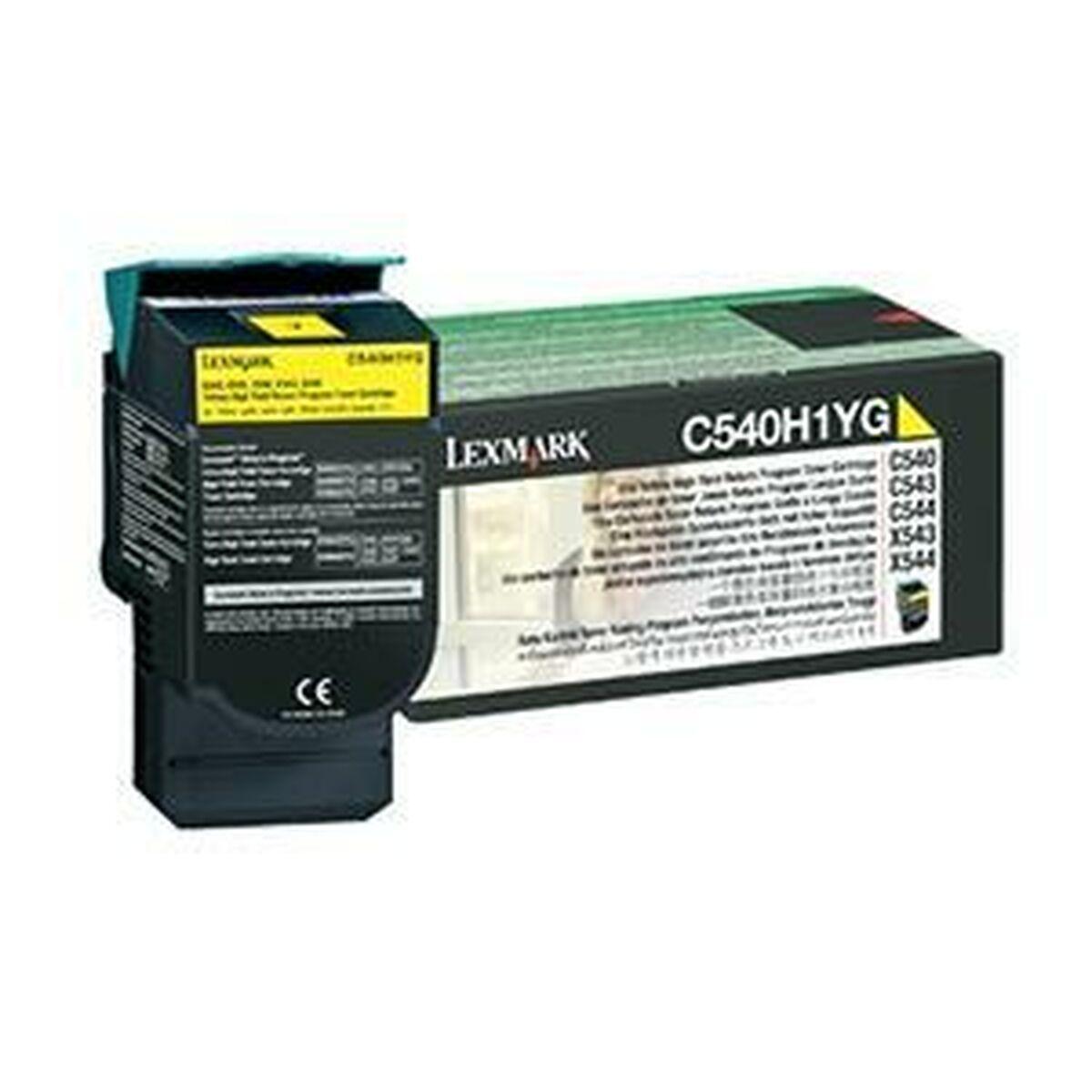 Toner Lexmark C540H1YG Gul