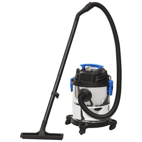 Våd-/tørstøvsuger 1200 W 20 l sølvfarvet