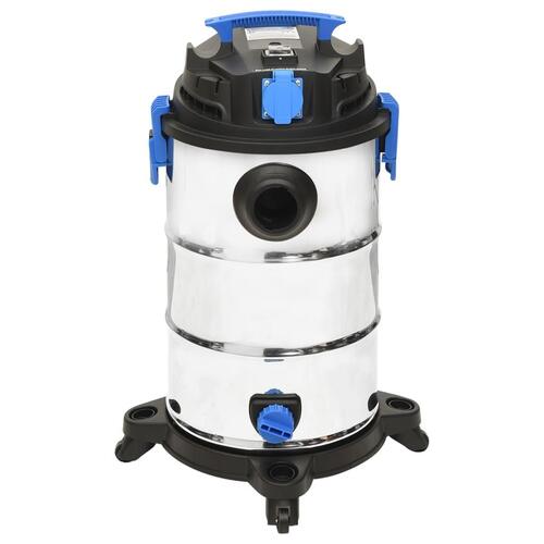 Våd-/tørstøvsuger 1200 W 30 l sølvfarvet