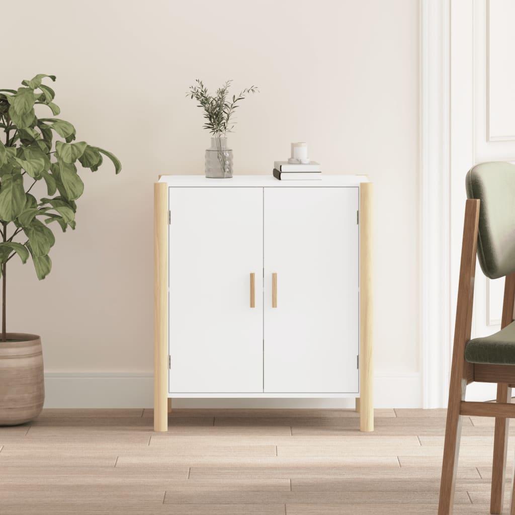 Skænk 62x38x70 cm konstrueret træ hvid