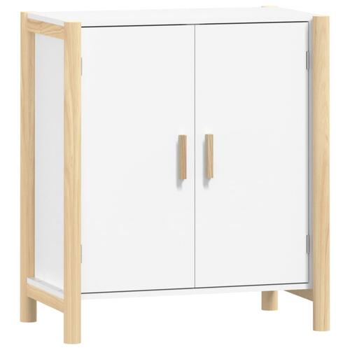 Skænk 62x38x70 cm konstrueret træ hvid
