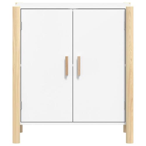 Skænk 62x38x70 cm konstrueret træ hvid