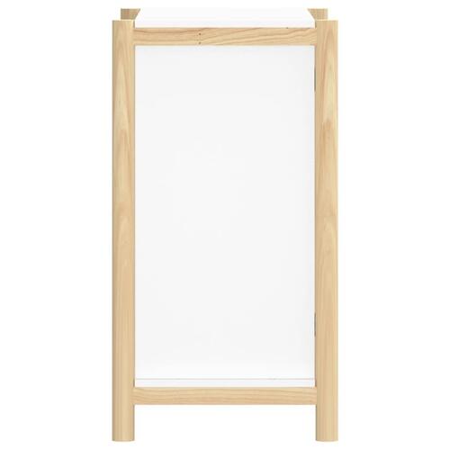 Skænk 62x38x70 cm konstrueret træ hvid