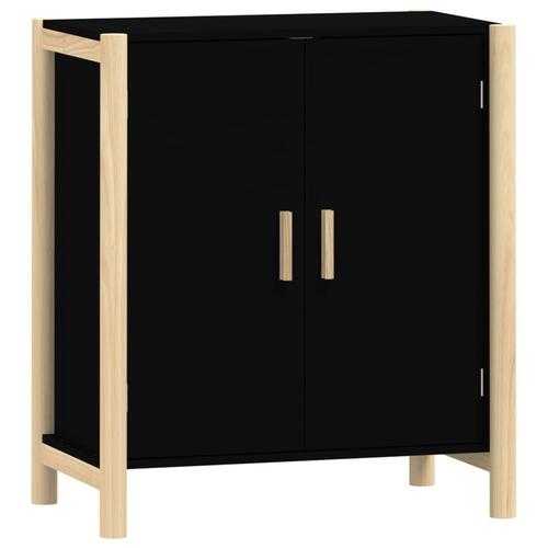 Skænk 62x38x70 cm konstrueret træ sort