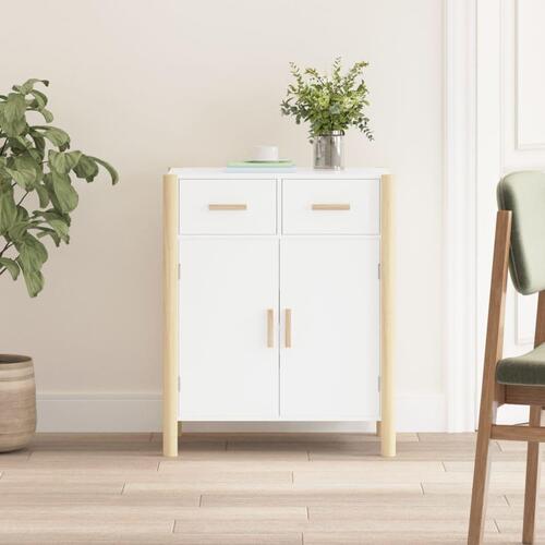 Skænk 62x38x75 cm konstrueret træ hvid