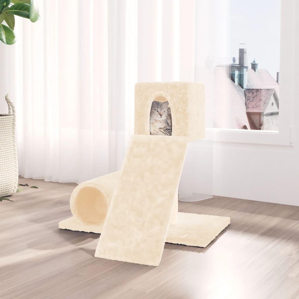 Kradsetræ med sisalkradsestolpe 59 cm cremefarvet