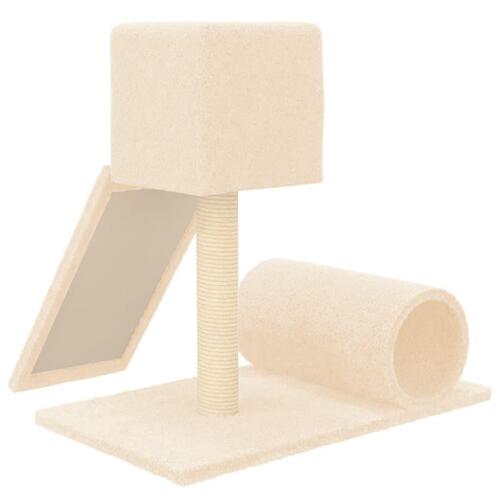 Kradsetræ med sisalkradsestolpe 59 cm cremefarvet