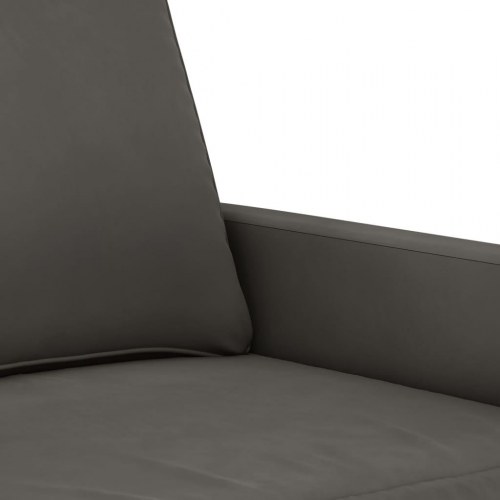 Lænestol 60 cm velour mørkegrå