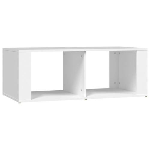 Sofabord 100x50x36 cm konstrueret træ hvid