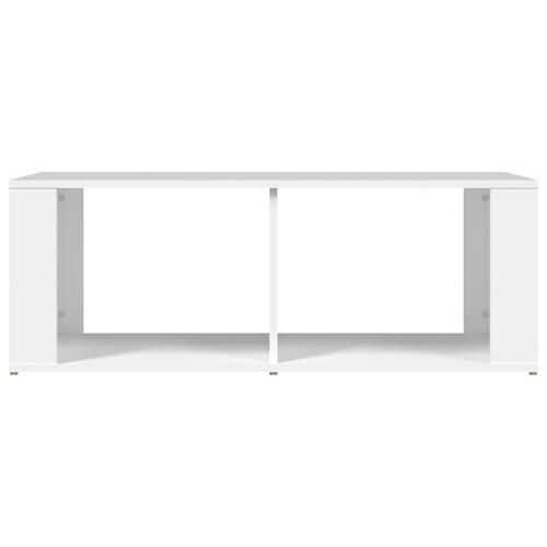 Sofabord 100x50x36 cm konstrueret træ hvid