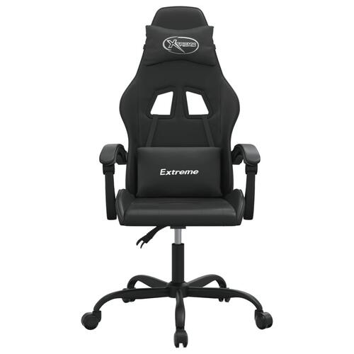Drejelig gamingstol kunstlæder sort