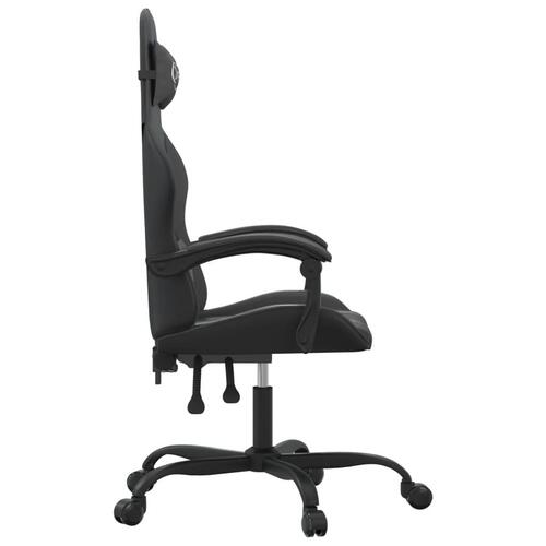 Drejelig gamingstol kunstlæder sort