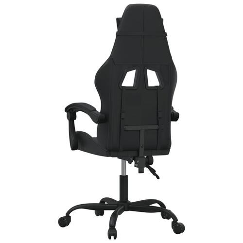 Drejelig gamingstol kunstlæder sort