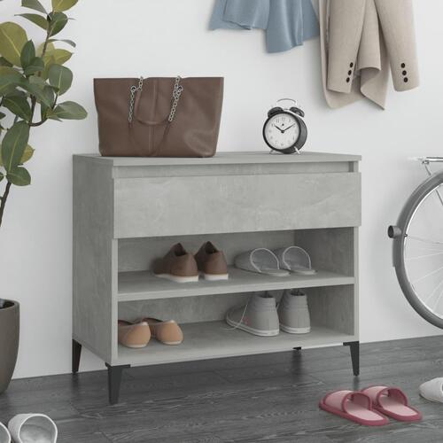 Skoreol 70x36x60 cm konstrueret træ betongrå
