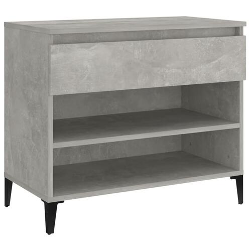 Skoreol 70x36x60 cm konstrueret træ betongrå