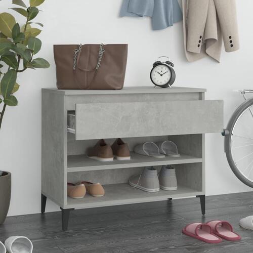 Skoreol 70x36x60 cm konstrueret træ betongrå