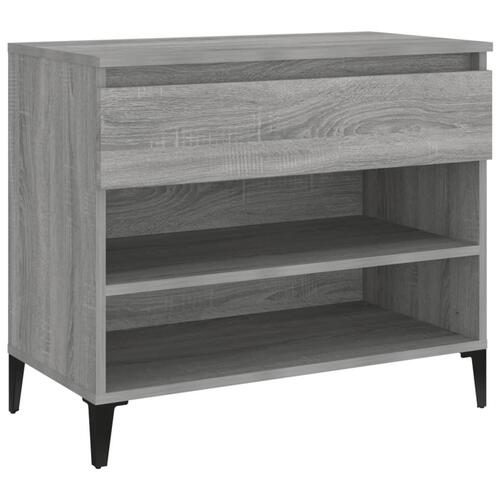 Skoskab 102x36x60 cm konstrueret træ grå sonoma-eg