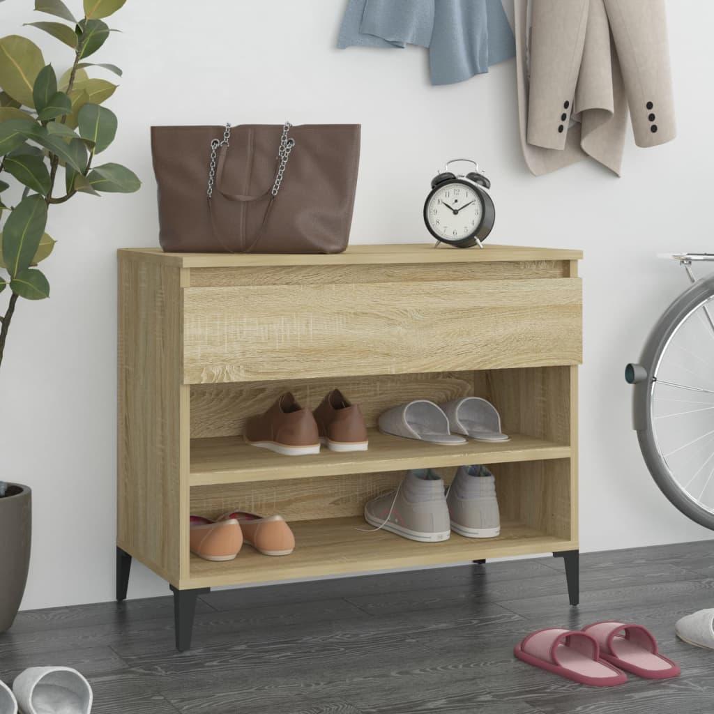 Skoreol 70x36x60 cm konstrueret træ sonoma-eg