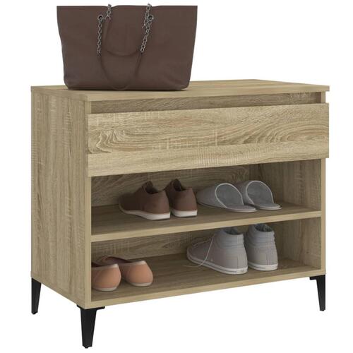 Skoreol 70x36x60 cm konstrueret træ sonoma-eg