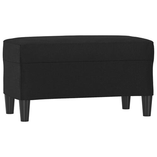 Bænk 70x35x41 cm kunstlæder sort