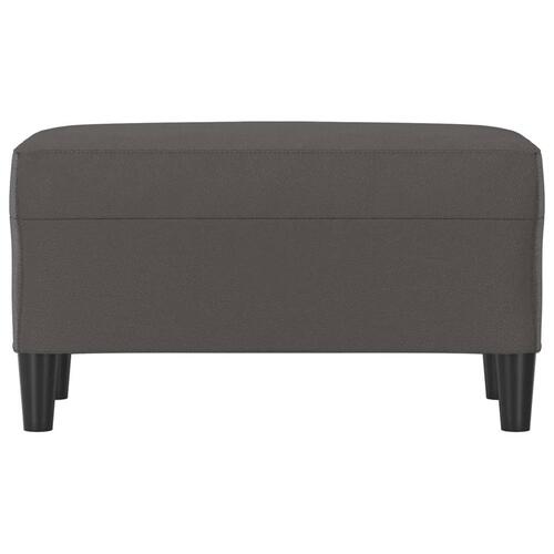 Bænk 70x35x41 cm kunstlæder grå