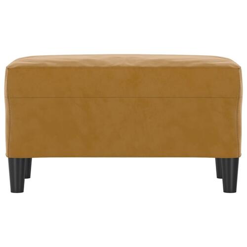 Bænk 70x35x41 cm velour brun