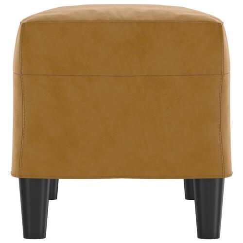 Bænk 70x35x41 cm velour brun