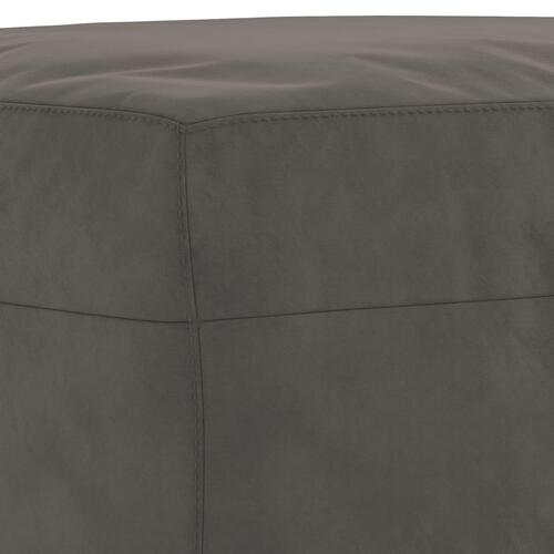 Bænk 100x35x41 cm fløjl mørkegrå