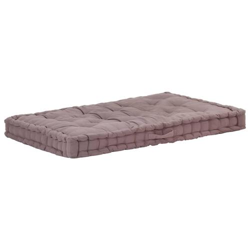 Hynder til pallesofa 2 stk. bomuld gråbrun