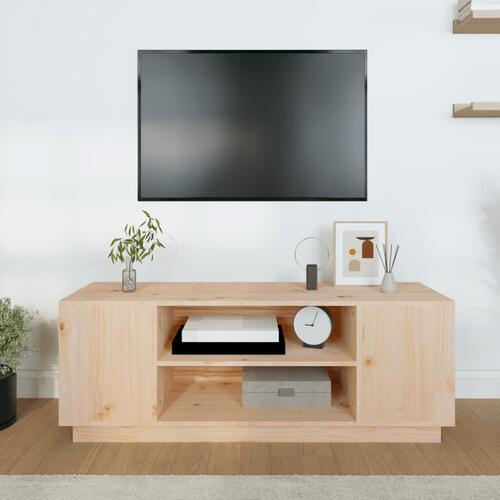 Tv-bord 110x35x40,5 cm massivt fyrretræ