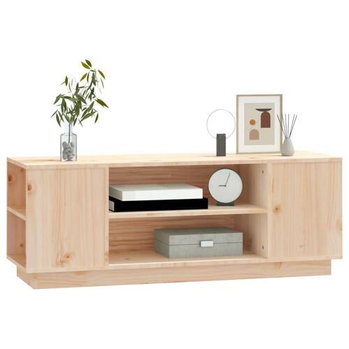 Tv-bord 110x35x40,5 cm massivt fyrretræ