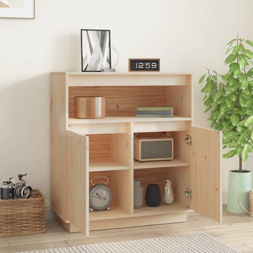Skænk 70x34x80 cm massivt fyrretræ