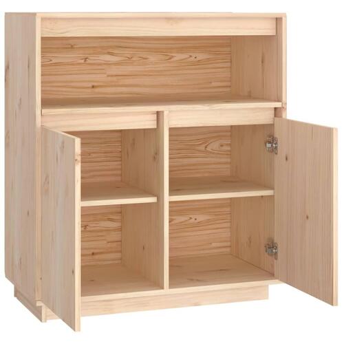 Skænk 70x34x80 cm massivt fyrretræ