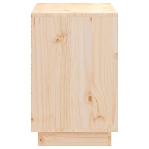 Skoreol 110x34x52 cm massivt fyrretræ
