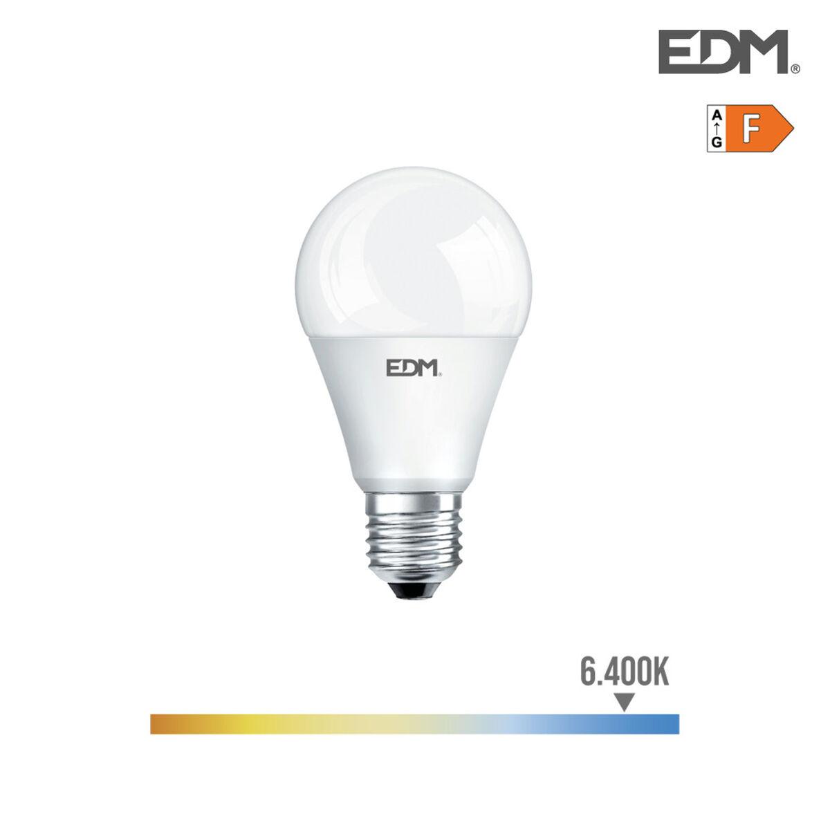 LED-lampe EDM F 10 W E27 932 Lm 6 x 11 cm (6400 K)