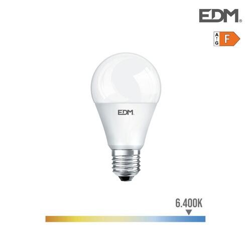 LED-lampe EDM Kan justeres F 10 W E27 810 Lm Ø 6 x 10,8 cm (6400 K)