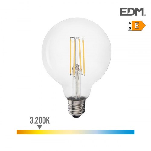 EDM LED-pære E27 6 W (800 lm, 3200 K) - Ø 9,5 × 14,5 cm