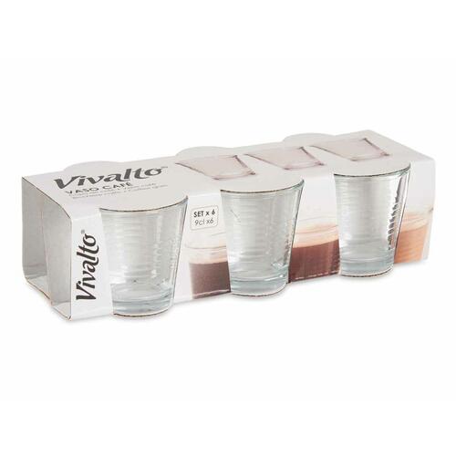 Glassæt Gennemsigtig Glas (90 ml) (24 enheder)