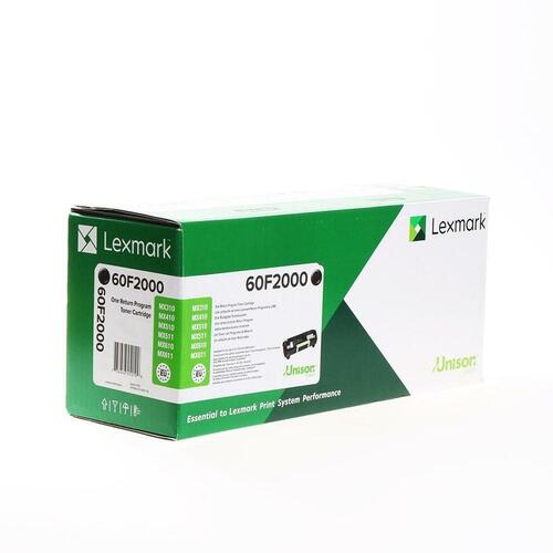 Toner Lexmark 602 Sort