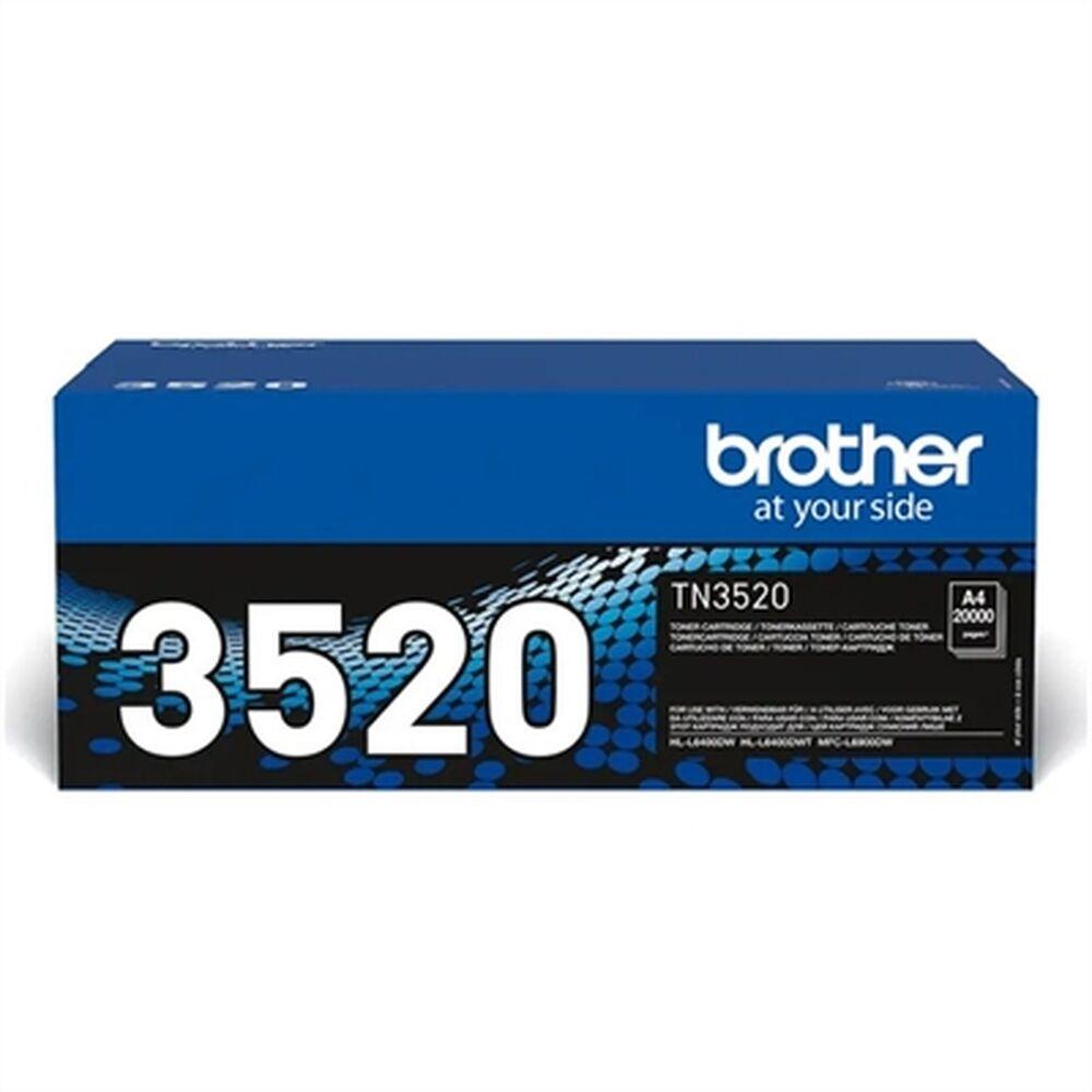 Original toner Brother TN3520 Sort