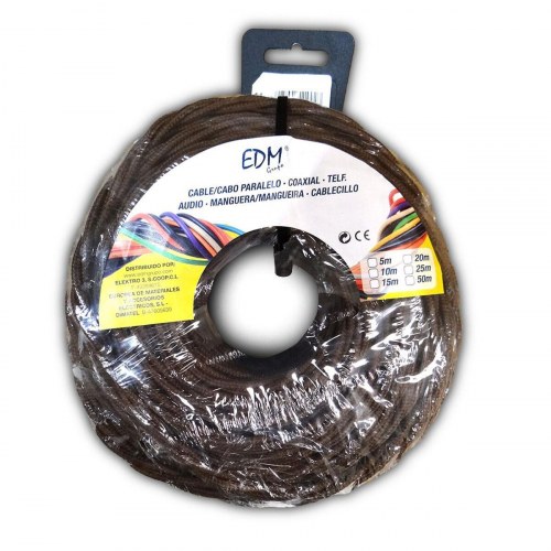 EDM Product kabel, brun fletning 3 × 2,5 mm - 5 m