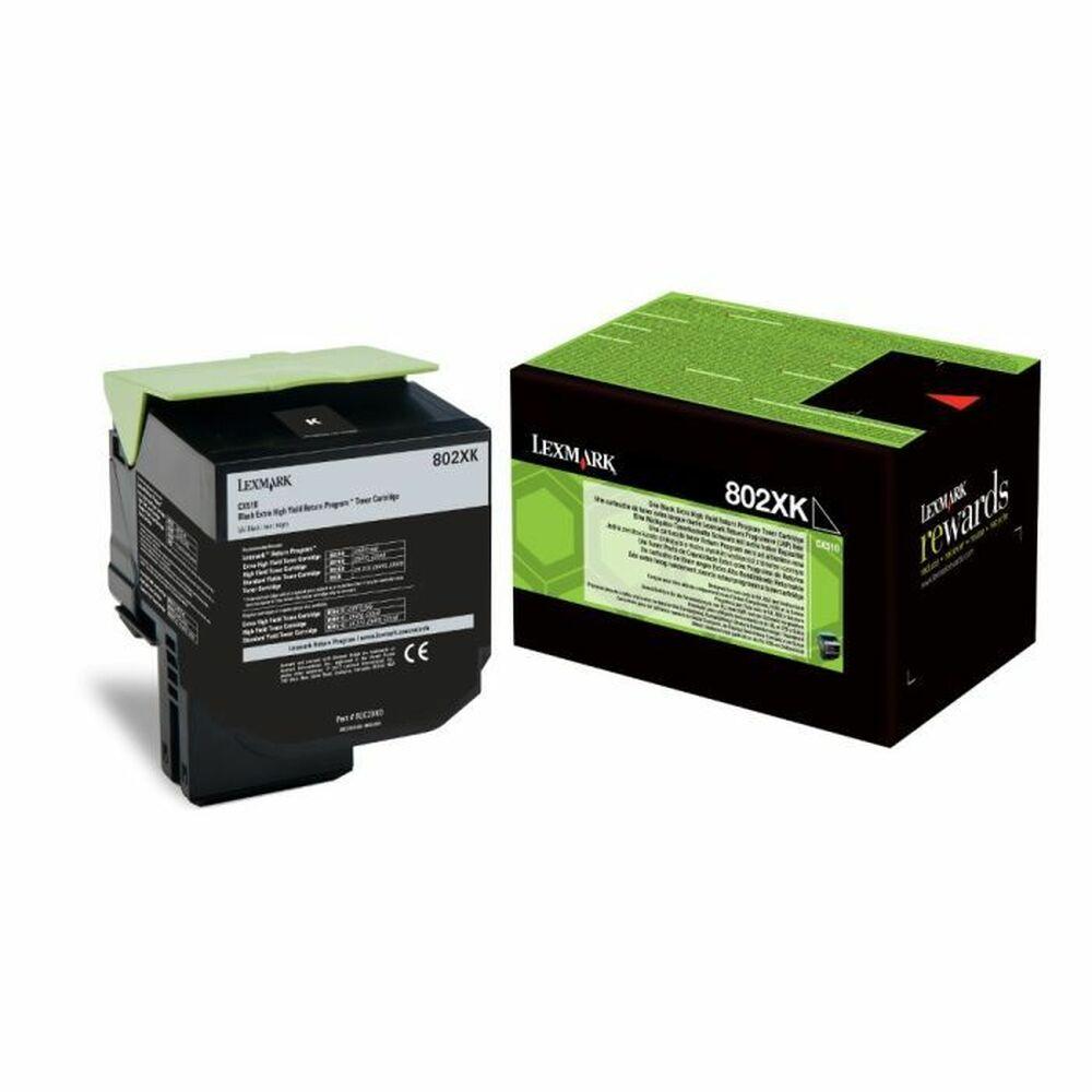 Toner Lexmark 802XK Sort