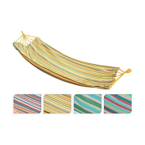 Hængekøje Polyester Bomuld Stribet (100 x 200 cm)