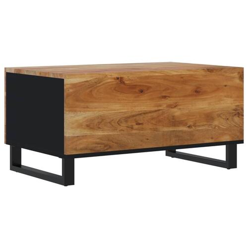 Sofabord 80x50x40 cm massivt mangotræ konstrueret træ