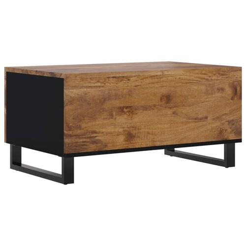 Sofabord 80x50x40 cm massivt mangotræ og konstrueret træ