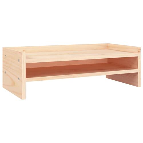 Skærmholder 50x24x16 cm massivt fyrretræ