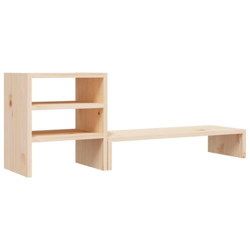 Skærmholder 81x20x30 cm massivt fyrretræ